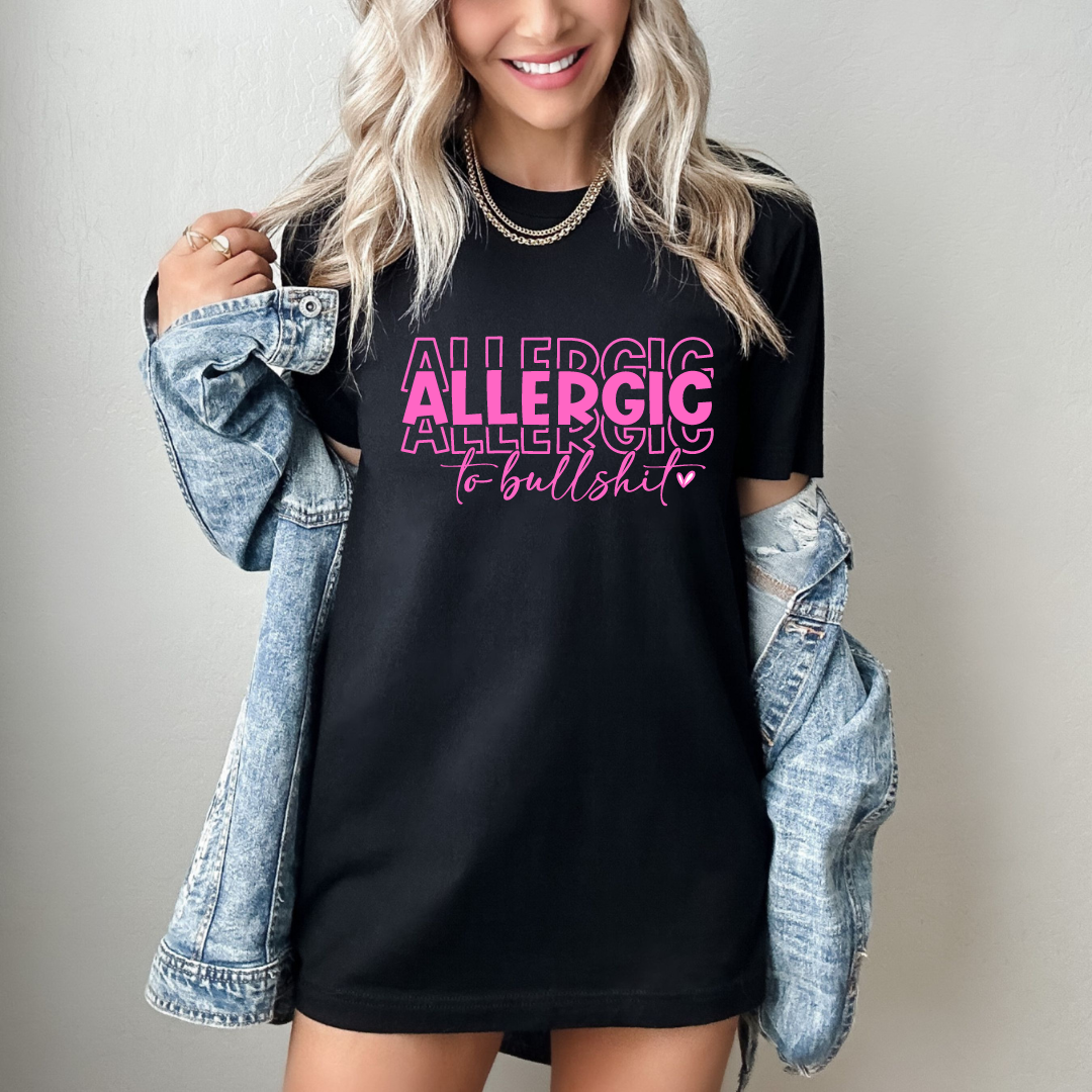 Allergic to Bullshit Pink